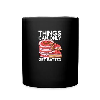 Patissier kann nur besser backen - Tasse einfarbig - Schwarz - Vorne