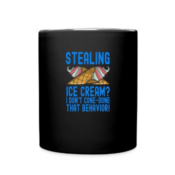 I Don't Cone-done Behavior Gelato Cream - Full Colour Mug - black - Front