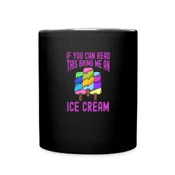 Sherbet This Bring Me An Gelato Cream - Full Colour Mug - black - Front