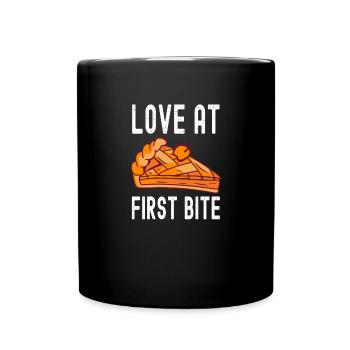 Patissier Love At First Bite Baking - Full Colour Mug - black - Front