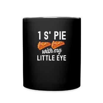 1 S’Pie avec Little Eye Baker Baking - Mug uni - noir - Devant