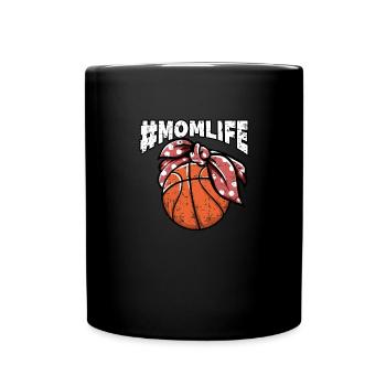 Baller Momlife Joueur de sport Basketball - Mug uni - noir - Devant
