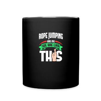 Rope Jumping Me sont comme - Mug uni - noir - Devant