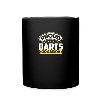 Sports Papi Fléchettes Papi - Mug uni - noir - Devant