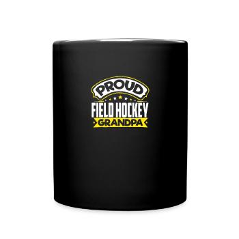 Sports Papy Hockey sur gazon Papi - Mug uni - noir - Devant