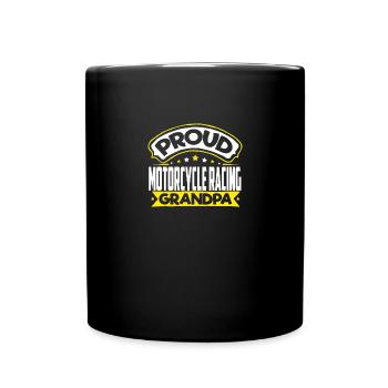 Sports Papy Moto Course Papi - Mug uni - noir - Devant