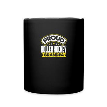 Sport Opa Rollhockey Opa - Tasse einfarbig - Schwarz - Vorne