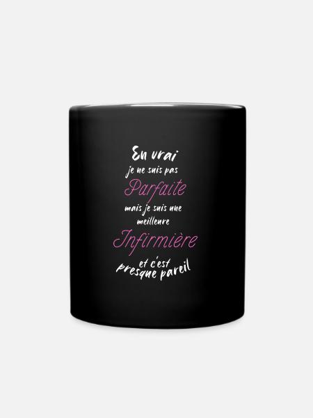 je suis la meilleure infirmière - Mug uni - noir
