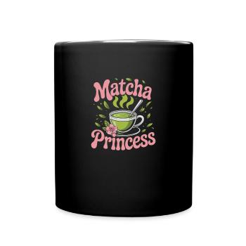 Matcha princess - Full Colour Mug - black - Front
