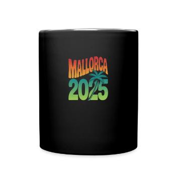 Majorque 2025 - Mug uni - noir - Devant