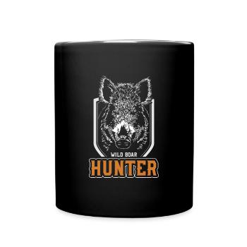 SANGLIER Chasse Chasseurs Chiens de chasse Wilsigns - Mug uni - noir - Devant