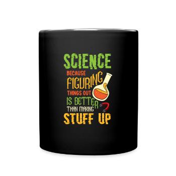 Drôle de science disant chimiste - Mug uni - noir - Devant