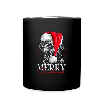 Santa KORTHALS GRIFFON Joyeux Noël Wilsigns - Mug uni - noir - Devant