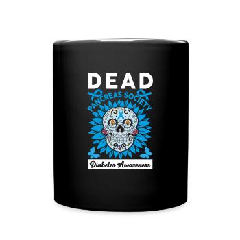 Dead Pancreas Society Diabetes Awareness T1D - Tasse einfarbig - Schwarz - Vorne