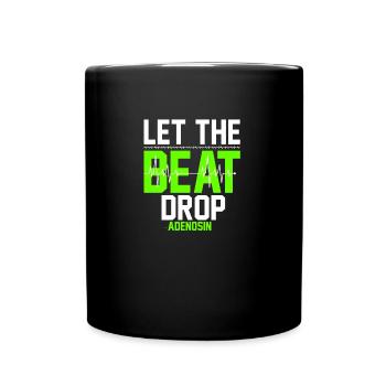 Laissez battre l’adénosine verte - Mug uni - noir - Devant