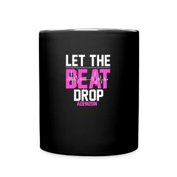 Laisser battre l’adénosine - Mug uni - noir - Devant