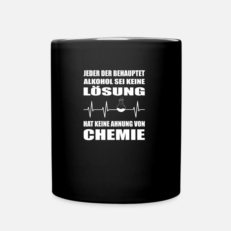 Chemie - Tasse einfarbig - Schwarz