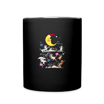 Christmas Cats Dogs Cadeaux De Noël - Mug uni - noir - Devant