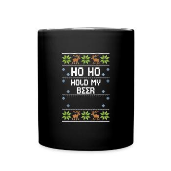 Ho Ho Hold My Beer - Mug uni - noir - Devant