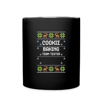 Cookie Baking Team Tester - Full Colour Mug - black - Front