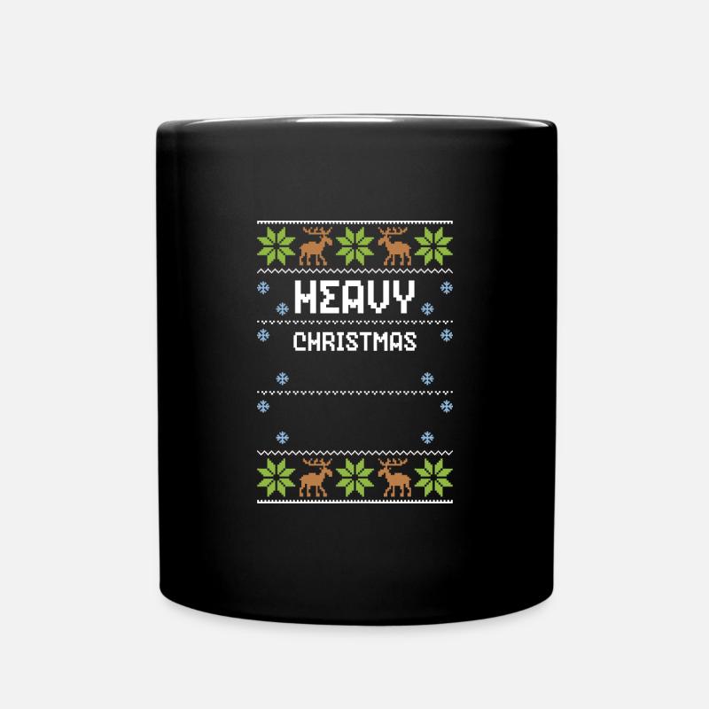 Noël lourd - Noël moche - Mug uni - noir