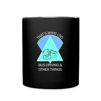 Chauffeur d’autobus scolaire Chauffeur d’autobus scolaire - Mug uni - noir - Devant