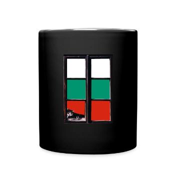 Drapeau bulgare Drapeau bulgare Sables d’or - Mug uni - noir - Devant