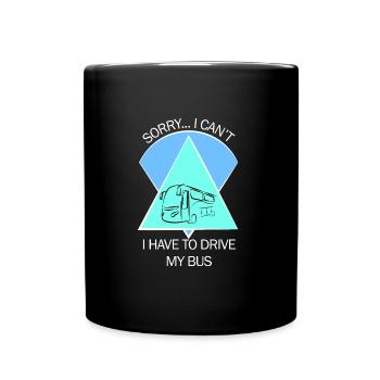 Chauffeur d’autobus scolaire Chauffeur d’autobus scolaire - Mug uni - noir - Devant