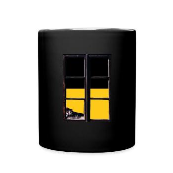 Flag of Baden Württemberg Heimat Stuttgart - Full Colour Mug - black - Front