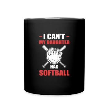 Softball Joueurs de softball - Mug uni - noir - Devant