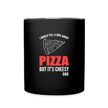 Dad Joke Vatertag Witzige Sprüche - Tasse einfarbig - Schwarz - Vorne