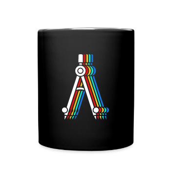 Architekt Architektur - Tasse einfarbig - Schwarz - Vorne