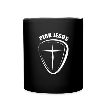 Pfarrer - Tasse einfarbig - Schwarz - Vorne
