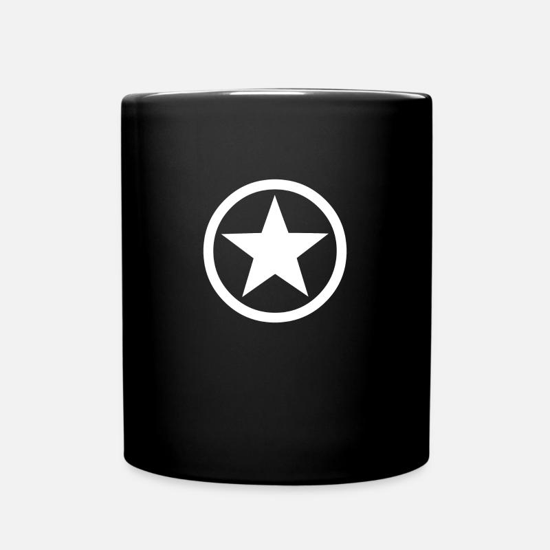 Star star star shape formes d'icônes - Mug uni - noir