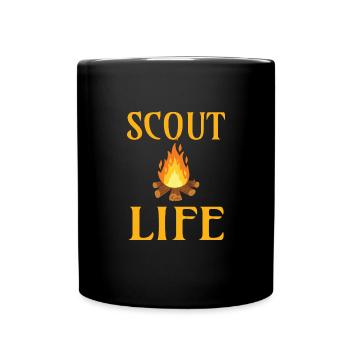 SCOUT: Scout Life - Full Colour Mug - black - Front
