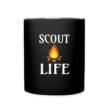 SCOUT: Scout Life - Full Colour Mug - black - Front