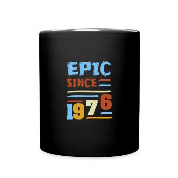 Episch seit 1976 Epic Since - Full Colour Mug - black - Front