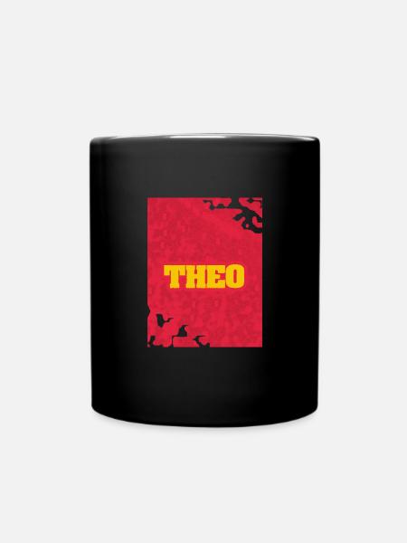 Theo - Tasse einfarbig - Schwarz