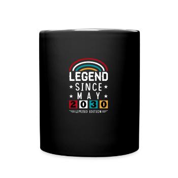 2030 Legend Since Birthday Gift May - Full Colour Mug - black - Front