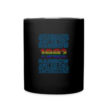 Jahr 1982 - Tasse einfarbig - Schwarz - Vorne