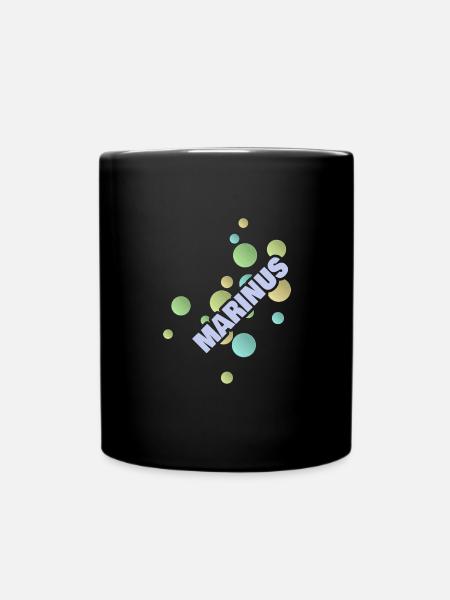 Uni Marinus - Tasse einfarbig - Schwarz