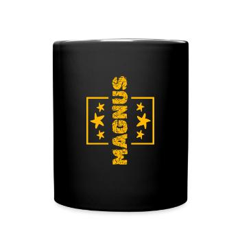 Geschenk für Magnus - Tasse einfarbig - Schwarz - Vorne