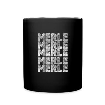 Frère Merle - Mug uni - noir - Devant