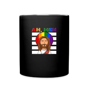 Ah Men - Tasse einfarbig - Schwarz - Vorne