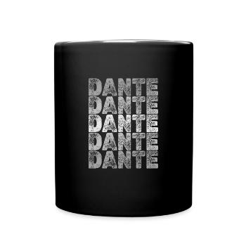 Geschenk für Dante - Tasse einfarbig - Schwarz - Vorne
