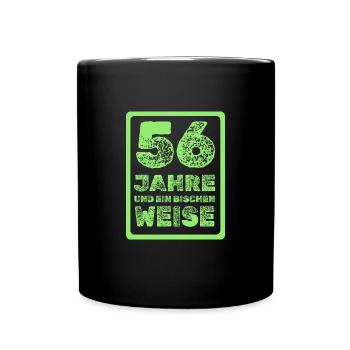 Weisheit 56 - Tasse einfarbig - Schwarz - Vorne