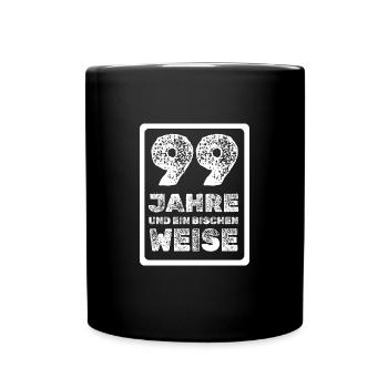 Jahr 99 - Tasse einfarbig - Schwarz - Vorne
