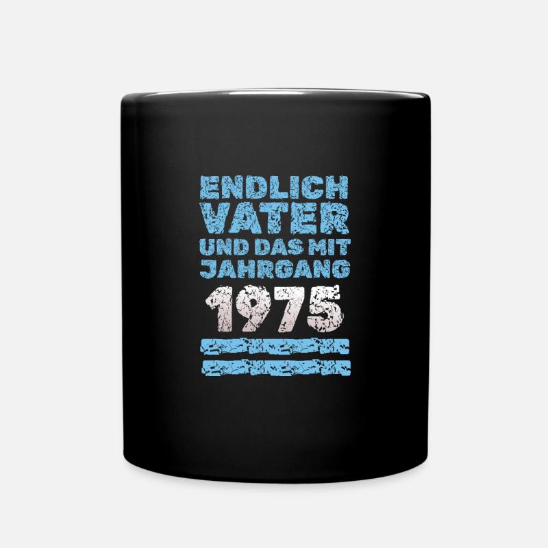 1975 - Tasse einfarbig - Schwarz