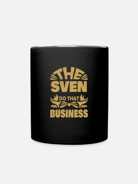 Sven Sven - Tasse einfarbig - Schwarz