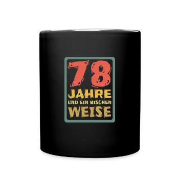 78 - Tasse einfarbig - Schwarz - Vorne